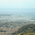 095 Het uitzicht vanaf Erice op Trapani